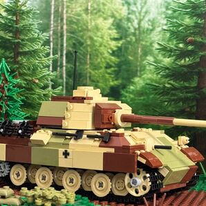 【組立済み】ドイツ軍 パンター中戦車 LEGO互換 レゴ互換 ミリタリー ww2 完成品