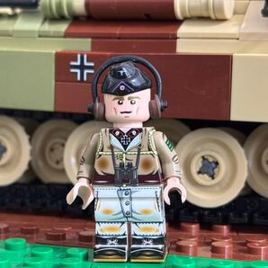 LEGO ドイツ軍 第502重戦車大隊 ヴィリー・イェーデ少佐 ミニフィグ レゴ WW2 ミリタリー