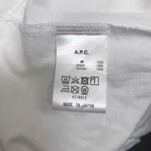 美品 A.P.C 半袖Tシャツ ホワイト サイズS 返品可能 送料無料_画像5