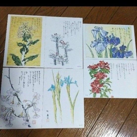 星野富弘絵はがき 星野富弘 星野富弘詩画集絵はがき 絵葉書