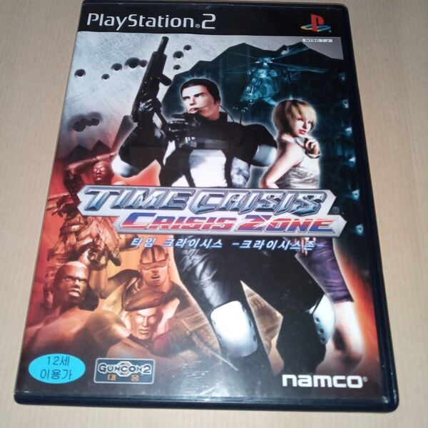 日本の本体で動作可能 韓国版 PS2 タイムクライシス クライシスゾーン TIME CRISIS CRISIS ZONE 海外版