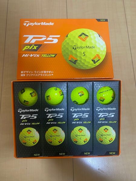 テーラーメイド TP5 pix YLW N9509001 2ダース ゴルフ TaylorMade