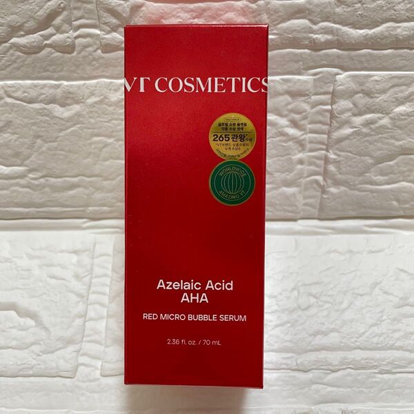新商品 VTコスメティックス マイクロバブルセラム 70ml 泡セラム 美容液 AHA アゼライン酸 皮脂予防 ニキビ 赤ら顔