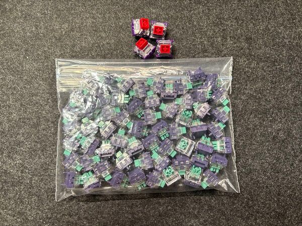 【国内未発売】Kailh Magnetic God 磁気スイッチ 61pcs +おまけ(TTC KOM 4pcs)