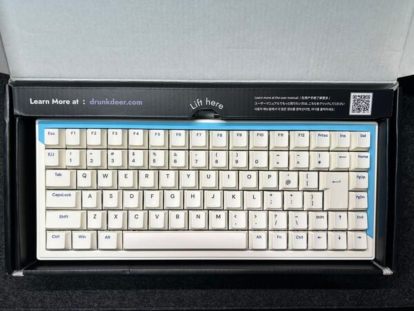 【ほぼ未使用】Drunk Deer G75 JIS 日本語配列ラピッドトリガー ゲーミングキーボード