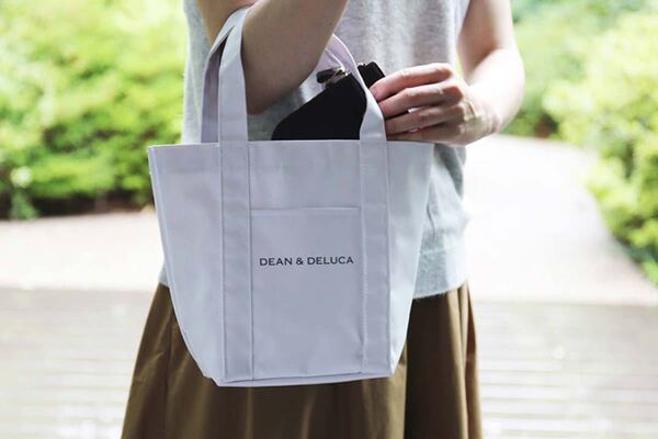 DEAN&DELUCA ディーン&デルーカ トートバッグ 白 S 限定