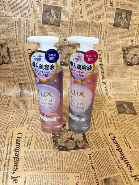 LUX(ラックス) バスグロウ リペア&シャイン ヘアブースター 180g 髪の導入美容液 シャンプー後の1ステップ 保湿