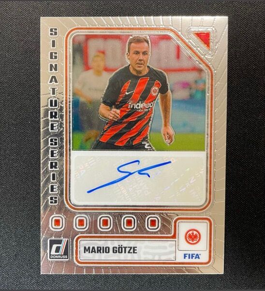 2023-24 Panini マリオ・ゲッツェ 直筆サイン フランクフルト Auto Donruss Signature