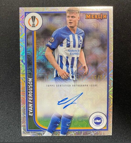 99枚限定 2023-24 Topps エヴァン・ファーガソン 直筆サイン Auto Brighton Evan Ferguson