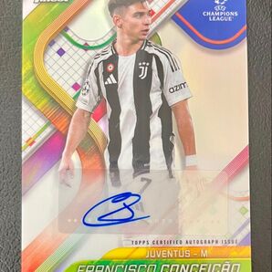 2024-25 Topps フランシスコ・コンセイソン 直筆サイン ユヴェントス Finest Juventus Auto