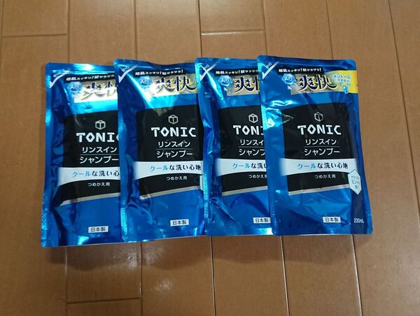 トニック リンスインシャンプー つめかえ用 230ml×4個