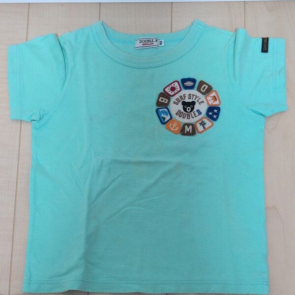 DOUBLE.B ダブルB ミキハウス 半袖Tシャツ サーフスタイル 100cm