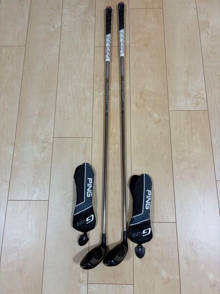 PING G425 ユーティリティ 4U 5U 2本セット シャフト ピンツアー173-85 S ヘッドカバー付き