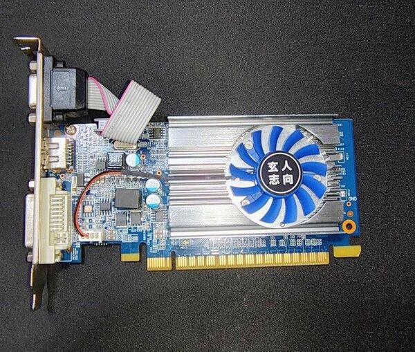 玄人志向 GeForce GT710 1GB DDR3 補助電源不要 1スロット