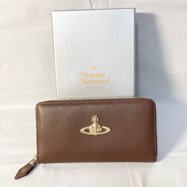 Vivienne Westwood 長財布 ヴィヴィアン・ウエストウッド ブラウン
