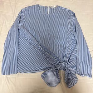 Chez toi シェトワ ストライプブラウス ブラウス ストライプ シャツ トップス