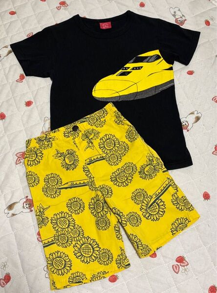 オジコ 半袖Tシャツ ハーフパンツ セット ドクターイエロー OJIKO 110cm 120cm