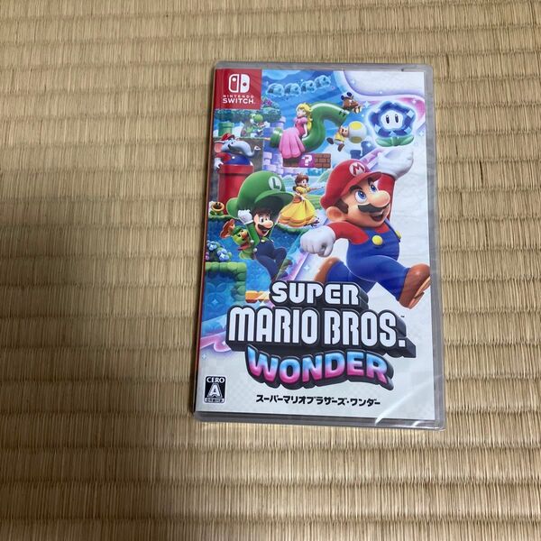 スーパーマリオブラザーズ ワンダー 新品未開封、シュリンクも未開封状態です。