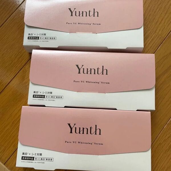 Yunth 生VC 薬用ホワイトニングエッセンス 28包入り 3箱 ユンス