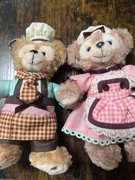 ダッフィーシェリーメイぬいば TDS ディズニーシー ぬいぐるみバッジ ダッフィー ディズニー