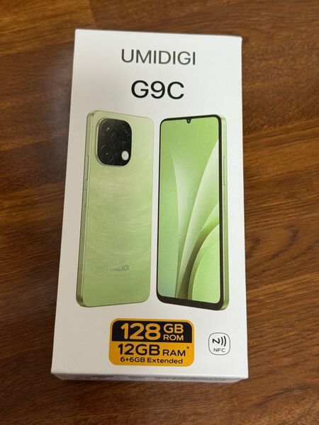 未開封品 UMIDIGI G9C スマートフォン Android 14 simフリー ブラックカラー