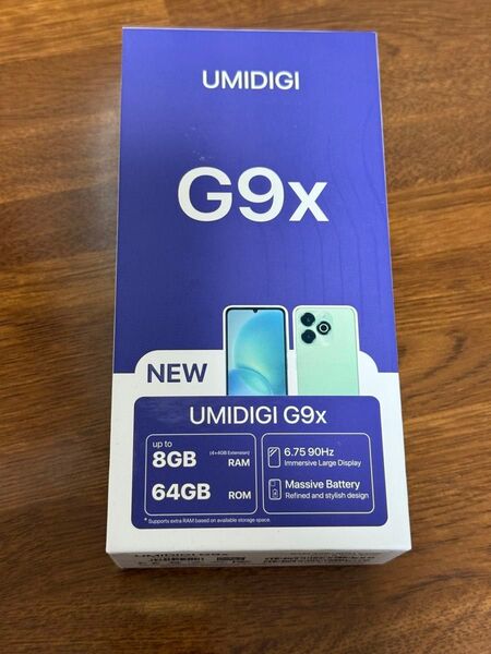 未開封品 UMIDIGI G9x SIMフリー スマートフォン Android 14 サンドシルバーカラー
