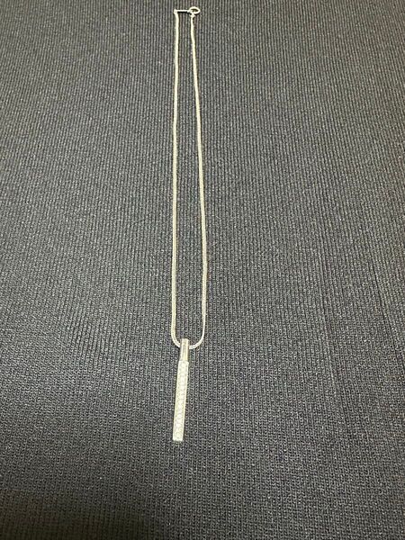 高級Pt850 ネックレス K18WG ダイヤモンド6.1g ネックレス