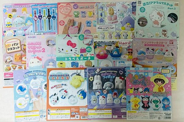 同梱値引き可 ガシャポン ガチャガチャ カプセルトイ 台紙 販促POP サンリオ タキシードサム 14枚セット はぴだんぶい