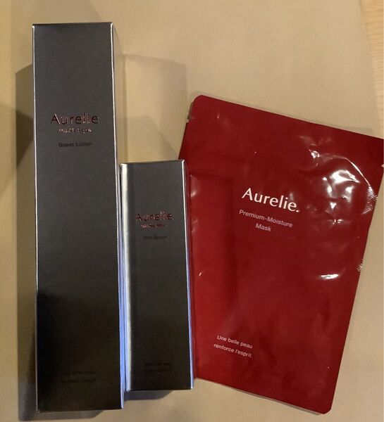 Aurelie オレリー リンクルリペア ブーストローション セラム 化粧水 美容液 シートマスク セット