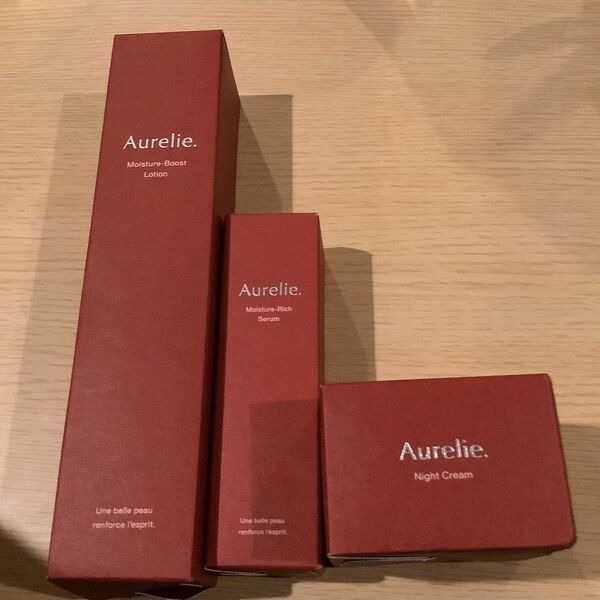 Aurelie オレリー 化粧水 美容液 ナイトクリーム 3点セット