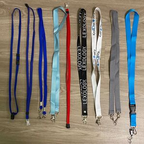 【新品同様】ネックストラップアソート9本セット