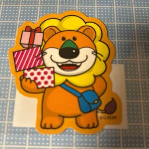 たべっ子どうぶつ THE MOVIE POPUP 池袋 ポップアップ らいおんくん ステッカーB