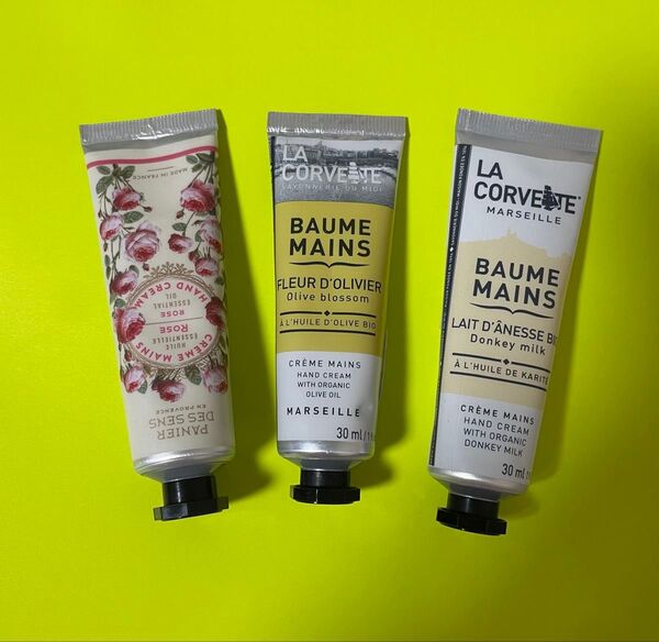 LA CORVETTE BAUME MAINS ハンドクリーム 30ml PANIER DES SENS クレーム・マン・ローズ