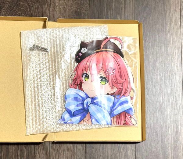 ホロライブ ローソン Loppi・HMV&BOOKS限定 さくらみこ デート服衣装 ビッグフェイスアクリルスタンドA