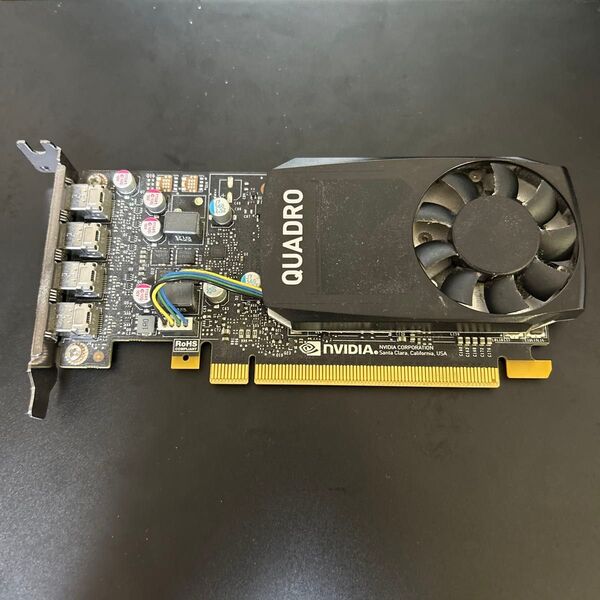 NVIDIA Quadro P600 グラフィックボード ロープロファイル