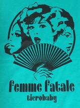 femmefatale サイケ ファムファタルTシャツ エメラルドM_画像1