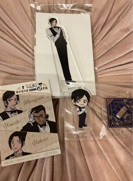 名探偵コナン 諸伏高明 グッズ 3点コナンカフェ ミニアクリルスタンド アクリルスタンド 長野県警ステッカー