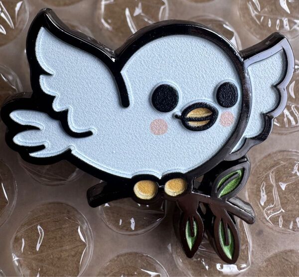 大阪・関西万博 バチカン館 公式マスコット ルーチェ アニメ 鳥 ピンズ ピンバッジ イタリアパビリオン購入品♪ Expo2025