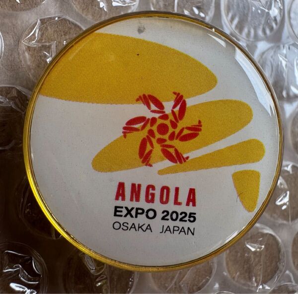 大阪・関西万博 アンゴラ館 スタッフピン ピンズ ピンバッジ 非売品 アンゴラパビリオン ANGOLA EXPO 2025