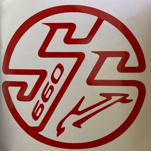 S660カッティングステッカー レッド フューエルリッド