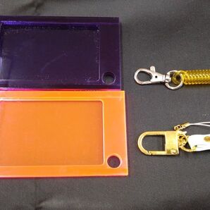 【自作】アクリル製 定期券入れ(4色あり)