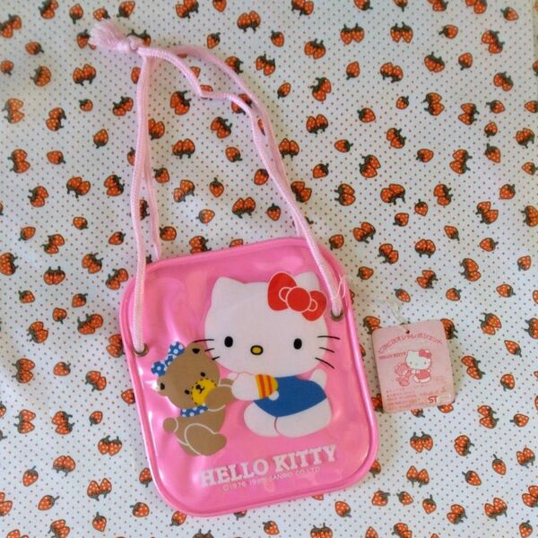 【激レア!!】ハローキティ ピヨピヨオシャレポシェット ピンク サンリオ 1985 日本製