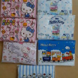 ハローキティ ポケットティッシュ7つ プリント入り 柄ティッシュ ノベルティ サンリオ HELLO KITTY