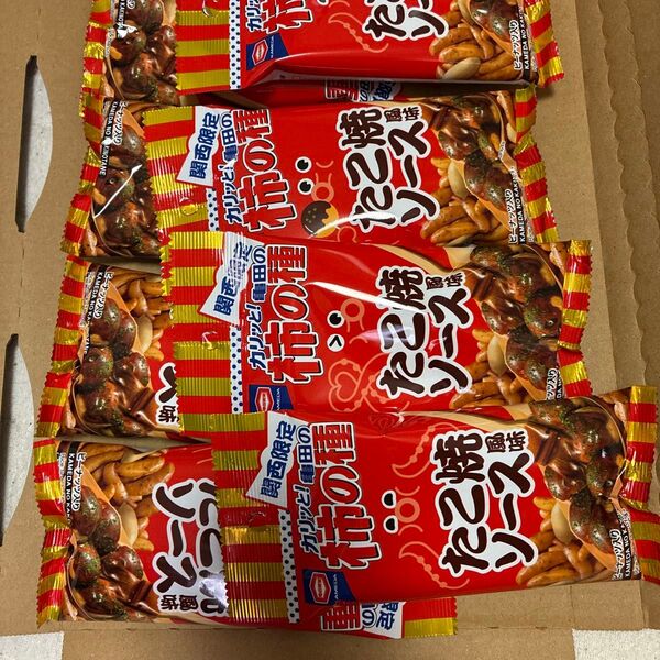亀田の柿の種 たこ焼きソース味 8袋