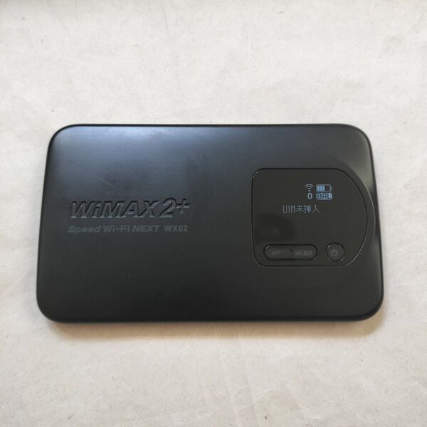 モバイルルーター UQ WiMAX2+ Speed Wi-Fi NEXT WX02 NAD32MKU ポケットWiFi 本体のみ