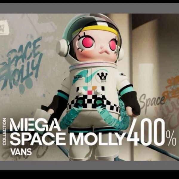 POPMART mega space molly 400% vans ポップマート スペース モリー ヴァンズ バンズ フィギュア