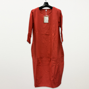 【開封済新品】レディス/ワンピース/L/レッド/Lt037_AE048