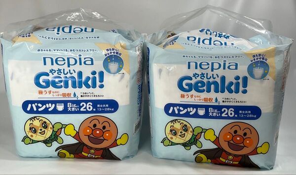 やさしいGenki! パンツ Bigより大きいサイズ26枚×2個 アンパンマン