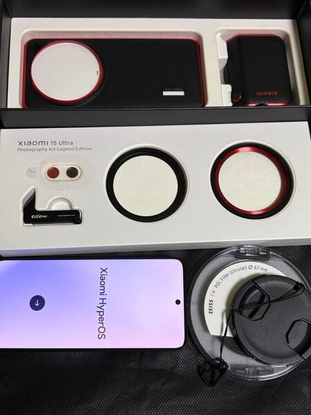 Xiaomi 15 Ultra Black + Photography Kit + ZEISS レンズプロテクター 使用時間5時間