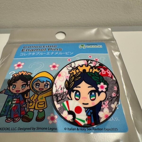 激レア!当たり!シークレット 大阪・関西万博 イタリアパビリオン イタリアちゃん 和柄 ピンバッジ ピンズ Expo2025